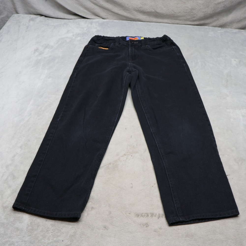 Empyre Relax Jeans Youth 26x26 Black Denim Classic Straight Leg Skate Retro VTG